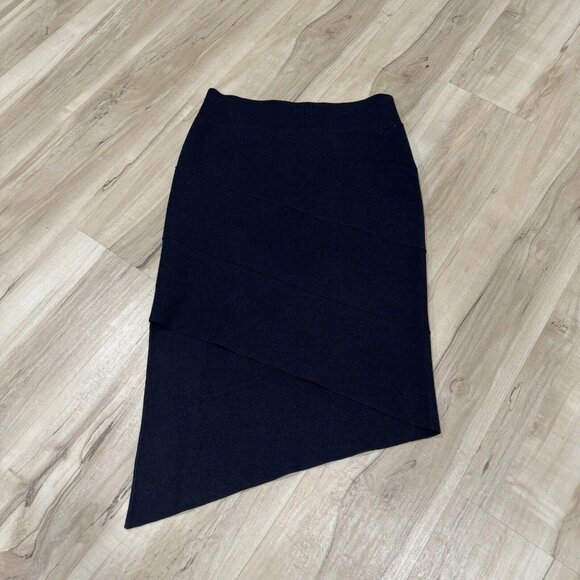 Opening Ceremony Women's Large  Blue Skirt Asymmetrical Bodycon - Picture 1 of 7